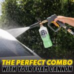 Chemical Guys Snubby Pressure Washer Gun with Foam Cannon Attachment - Short Handle for Gas and Electric Pressure Washers, Foam Sprayer Ideal for Car Washing, Detailing, and Home Cleaning Projects - Image 2