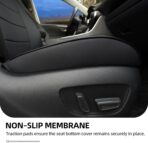 Lolcar RAV4 Seat Covers Custom Fit for Toyota RAV4(Gasoline) 2019 2020 2021 2022 2023 2024 2025 LE,XLE,XLE Premium,Limited,Airbag Compatible,Car Seat Cover Full Set for SUV, Waterproof Leather(Black) - Image 7