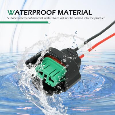 H11 H8 881 Female Adapters Wiring Harness Sockets, 4-Inch Wire Pigtails for Fog Lights Retrofit, Fog Light Socket Modification Connector, Universal for Most Cars (Black) - Image 4