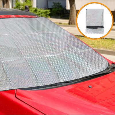 Magnetic Vehicle Sun Shade Windshield for Cars and Suvs, Thickened Front Window Sunshade with Heat Insulation and UV Protection, Auto Interior Accessory for Summer Driving - Image 9