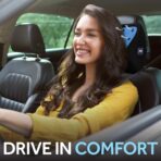 Sealy Ergonomic Car Neck Cushion – Memory Foam Neck Pillow for Car or Office Chair, Travel Neck Pillow, - Image 2