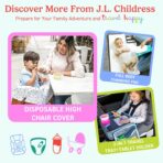 J.L. Childress Padded Backpack Car Seat Bag - Car Seat Travel Bag for Airplane, Cover Fits Most Baby & Infant Carriers & Boosters, Airport Accessories for Gate Check or Baggage Check - Ultimate, Black - Image 10