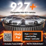 Wireless Carplay Adapter, 60% Smaller, 3X Auto-Connect, No Latency, Plug&Play, Bluetooth&WiFi, for Apple Carplay Wireless Adapter, Mini Dongle for iPhone 5~17 & 927+ Cars, USB A/C (Deep Black) - Image 6