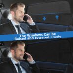 Car Window Shades for Baby - 2 Pack Sun Shade Blocker, Breathable Mesh Rear Side Window Shade Sunshade for SUV, UV Protection for Baby Family Pet, Mosquito Bug Net Window Screens for Camping - Image 7