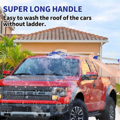 Wontolf 62'' Car Wash Brush Kit with Long Handle, Chenille Microfiber Car Wash Mop Mitt Scratch-Free Car Detailing Cleaning Brush Care Kit Car Cleaning Supplies for Cars RV Truck Boat - Image 7