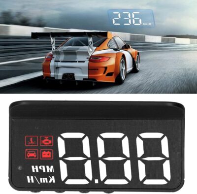 OBD2 HUD Multi Function Gauge with Alarm, Reminder for Speed, Temperature, Voltage - Image 5