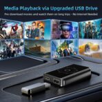 AI Box Wireless CarPlay & Auto Adapter - Plug & Play, Dual-Band WiFi, Bluetooth 5.4, 4K Video Support, Android 13.0 System, Compatible with Factory CarPlay & Android Auto （4GB RAM+32GB ROM） - Image 8