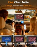 Portable Wireless CarPlay Screen - 7-inch Plug & Play No Dashboard Removal Upgrade for Older Cars - Compatible for Apple CarPlay & Android Auto with Backup Camera - Image 9