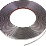 uxcell Chrome Silver Tone 15mm x 12M Trim Strip Decoration for Car