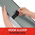 Motor Trend Gray Accordion Folding Car Windshield Sun Shade - Blackout Sun Visor for Car Windshield - Foldable Jumbo Sunshade and Front Window Truck Sun Screen for UV Sun Protection - 66 x 27 - Image 6