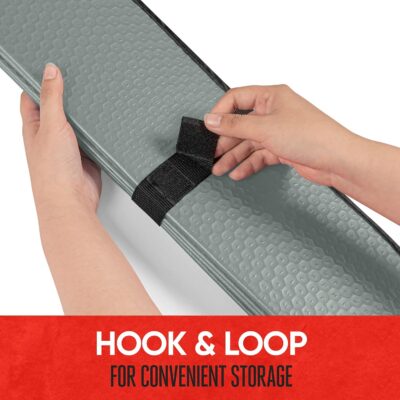 Motor Trend Gray Accordion Folding Car Windshield Sun Shade - Blackout Sun Visor for Car Windshield - Foldable Jumbo Sunshade and Front Window Truck Sun Screen for UV Sun Protection - 66 x 27 - Image 6