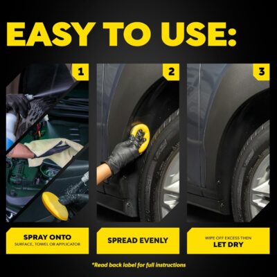 Meguiar's D17001 Hyper Dressing - 1 Gallon – Give Your Car’s Trim Pieces the Best Shine & Gloss - Image 8