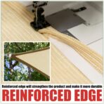 Royal Shade 12' x 20' Beige Rectangle Sun Shade Sail Canopy Outdoor Patio Fabric Screen Awning RTAPR1220 - UPF50+ 95% UV Blockage, Heavy Duty, Water & Air Permeable (We Make Custom Size) - Image 4