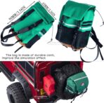 RC Crawler Accessories Roof Simulation Decoration Luggage Bag/Fire Extinguisher/Oil Drum/Recovery Board/Toolbox/Shovel/Hoe/Axe for 1/10 Trx4 Trx6 SCX10 Red cat (Style B) - Image 3