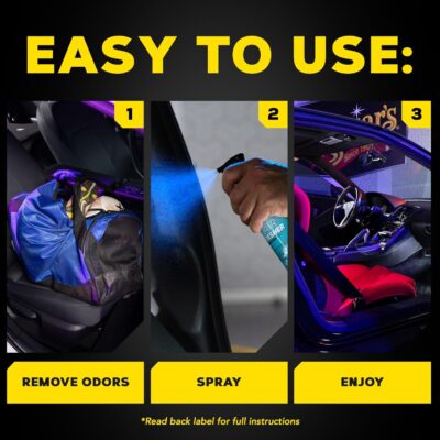 Meguiar's Air Re-Fresher Odor Fighting Spray, New Car Scent,Convenient Air Freshener that Instantly Fights Odors and Leaves Behind a Long-Lasting New Car Scent, 8 Oz Trigger Spray - Image 6