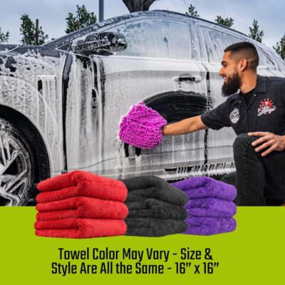Chemical Guys Car Cleaning Kit - With Car Wash Soap, Wheel Cleaner, Total Interior, Car Wash Mitt - Interior and Exterior Wash Kit With Vehicle Cleaning and Detailing Accessories - 7 Item Kit - Image 8