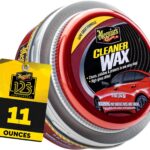 Meguiar's Cleaner Wax, Easy-to-Use Paste Wax that Removes Light Defects, Protects Single Stage Paint/Clear Coat, and Leaves a Glossy Shine in One Step, 11 Oz