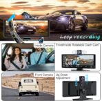 Carplay Screen for Car,10.26" HD Car Stereo for Apple Carplay & Android Auto -with Rotatable 4K Dash Cam & HD Backup Camera, Dual Front/Inside Recording, GPS Navigator for Cars,Trucks - Image 4