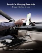 INIU Car Charger, Cigarette Lighter USB Charger Total 60W, 12V USB Socket with [1m] 100W Type C Cable Fast Charge, Car Phone Charge Adapter for iPhone 17 16 Samsung Laptops Switch 2 Car Accessories - Image 6