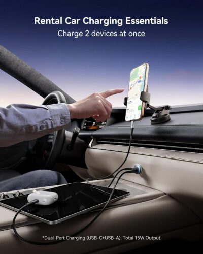 INIU Car Charger, Cigarette Lighter USB Charger Total 60W, 12V USB Socket with [1m] 100W Type C Cable Fast Charge, Car Phone Charge Adapter for iPhone 17 16 Samsung Laptops Switch 2 Car Accessories - Image 6