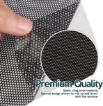 ZONETECH Cling Glare Reducer Sun Shade Side Window Car Curtains UV Rays Visor Protection,Universal Fit Protects from Sun-Rays - for All Year Round Use. Perfect for Road Trips 2-Pack - Image 4