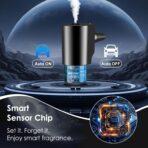 Car Air Freshener, 5 Scents, 10 Refills, Smart car Air Freshener for Vent Clips, Auto On/Off, Three Spray Modes, Car Fresheners Long Lasting (2Pack) - Image 2