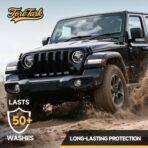 Real Ceramic Coating for Cars Polish (16 Fl Oz), Unmatched Shine Car Wax Coating Spray, No Pungent Smell, Quick Detailer Spray Wax, Lasts 50+ Washes Car Paint Sealant, Truck Accessories - Image 4