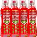 StaySafe All-in-1 Portable Fire Extinguishing Spray By LifeSafe Technologies | Compact Fire Extinguisher For 10 Types of Fires | Non-Toxic, Non-Hazardous & Eco-Friendly