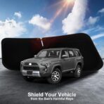 Car Sun Shade for 2010-2025 2026 Toyota 4Runner Windshield Sun Shade, Sun Visor Windshield Screen Cover for 4-Runner Front Window Sunshade Foldable Auto Interior Accessories UV Block to Keep Cool - Image 8