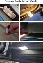 iJDMTOY Xenon White 18-SMD Full LED Under Side Door Courtesy Lights, Footwell Lights, Compatible with Dodge Charger Challenger Dart Stratus Magnum Avenger, Chrysler 200 300 Sebring - Image 7