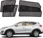 XCBYT Tucson Window Shades for 2015-2020, 4PCS Side Window Sun Shades with Breathable Mesh, Magnetic Car Window Covers for Baby & Privacy, UV Protection & Heat Insulation
