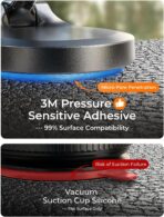 LISEN for MagSafe Car Mount for iPhone 17 Pro Max [24 Strong Magnets] Classic Magnetic Phone Holder for Car Dashboard Magnet Phone Mount Car Cell Phone Holder for iPhone 17 Pro Max Air 16 15 14 13 12 - Image 5