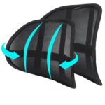 Lumbar Support Back Support for Office Chair 2 Pack Lumbar Support Pillow for Car Chair Back Support with Double Layer Breathable Mesh & Adjustable Straps