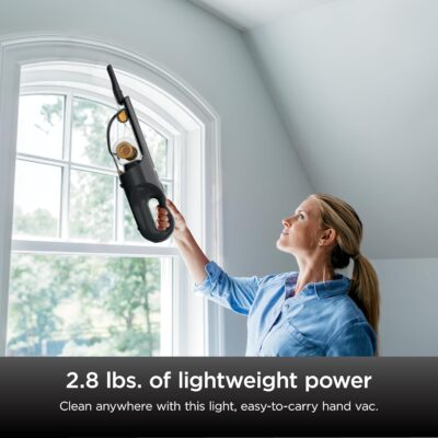 Shark UltraCyclone Pet Pro Plus Cordless Hand Vacuum, Powerful Suction, Handheld Vacuum for Car & Home, Pet Power Brush, Crevice Tool, Scrubbing Brush, XL Dust Cup, Black, CH951 - Image 8