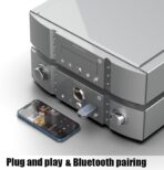 USB to Bluetooth Car Kit,Wireless Audio Adapter, Music Receiver for Home,Car Stereo Sound System,Portable Speskers,(Aux in) with 3.5mm Cable (H222 Grey)¡­ - Image 2