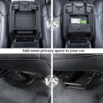 JKCOVER Front Under Seat Tray and Armrest Hidden Box Storage Organizer Compatible with Jeep Wrangler JL/JLU 2018-2022 2023 2024 2025 and Jeep Gladiator JT Truck 2020-2025 Accessories （Patented Design） - Image 3
