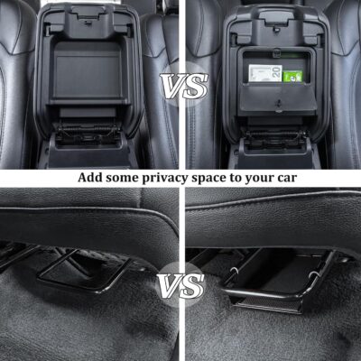 JKCOVER Front Under Seat Tray and Armrest Hidden Box Storage Organizer Compatible with Jeep Wrangler JL/JLU 2018-2022 2023 2024 2025 and Jeep Gladiator JT Truck 2020-2025 Accessories （Patented Design） - Image 3