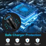 Android Car Charger Fast Charging Cord Type C 3.4A USB C Cigarette Lighter Adapter with Coiled Cable for Samsung Galaxy S26 S25 S24 S23 Z Flip 7 6 5 4 3 Z Fold 7 6 5 4 A17 A16 A35 A25 A15 A54 A14 A53 - Image 4