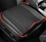Car Seat Cushion, Comfort Memory Foam Car Cushions for Driving - Sciatica & Lower Back Pain Relief, Driver Seat Pillow for Auto, Office Chair, Wheelchair - 4D Mesh Black