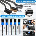 25PCS Car Cleaning Kit, Car Detailing Kit Interior with High Power Handheld Vacuum Cleaner, Windshield Cleaner, Cleaning Gel, Professional Auto Accessories for Men, Women - Image 7