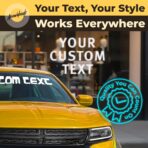 Personalized Design Your Own Name - Custom Vinyl Sticker Car Window - Boat - Lettering JDM Automotive Windshield Graphic Name Letter Auto Vehicle Door Banner - Custom Vinyl Decal - Image 2