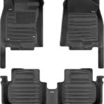 TuxMat - for Honda Civic Sedan 2022-2026 Models - Custom Car Mats - Maximum Coverage, All Weather, Laser Measured - This Full Set Includes 1st and 2nd Rows