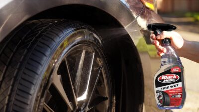 Black Magic 120217 Tire Wet, 23oz (Pack of 2) - Specially Formulated Tire Shine Applicator Cleaner to Keep Them Looking Wet, Black, and Glossy with One Quick Spray – Long-Lasting Protection for Tires - Image 3