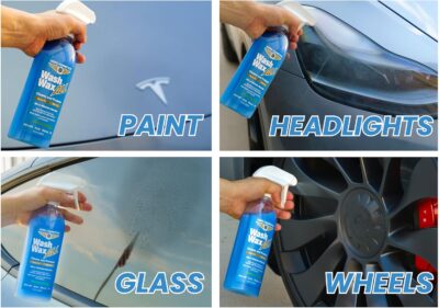 Wet or Waterless Wash Wax Kit 144oz UV Protection. Cleans, Protects, and Shines. Aircraft Quality Just Spray On and Wipe Dry - Image 2