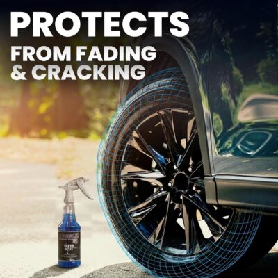 LANE'S Super Blue Tire Dressing Spray | High-Gloss Car Tire Shine Spray | No Sling, No Run, Long Lasting | Protects from Cracks & UV Rays | Non-Greasy Automotive Dressing & Cleaner | 16oz - Image 6