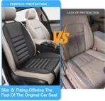 Car Seat Cushion with Back Support Pillow, 1.2'' Thick Enhanced Comfort Memory Foam Design for Pain Relief, Ideal for Drivers and Office Use - Ergonomic Lumbar Comfort for Long Sitting - Image 7