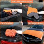 THINKWORK Car Cleaning Kit, Car Washing Kits for Vehicles, Car Detailing Kit Suitable for Small and Medium Vehicles Such As Cars, Trucks, Suvs(17pcs) - Image 3