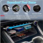 Center Console Organizer Compatible with 2024-2026 Chevy Traverse Interior Accessories, Storage Box Insert Divider Compartment Tray; Not fit for 2024 Chevy Traverse Limited - Image 5