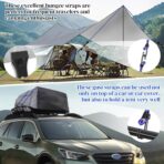 Hlogree 2PCS Car Cover Gust Straps Wind Protector,Bungee Cords Hook Clips Kit Hold Tarp Tie Down from Blowing Off in High Winds-Universal Fit for Most Cars,Sedans,SUVs,Trucks,Vans and More-Blue - Image 4