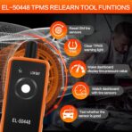 TPMS Relearn Tool for Car Tire Sensor, FIRSTOOL EL-50448 TPMS Reset Tool Tire Sensor Programmer, OEC-T5 TPMS Programming Tool Tire Pressure Sensor Reset Tool for GM Series Vehicles 2006-2026 - Image 2